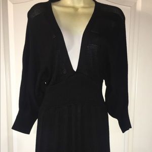 Black knit BEBE DRESS